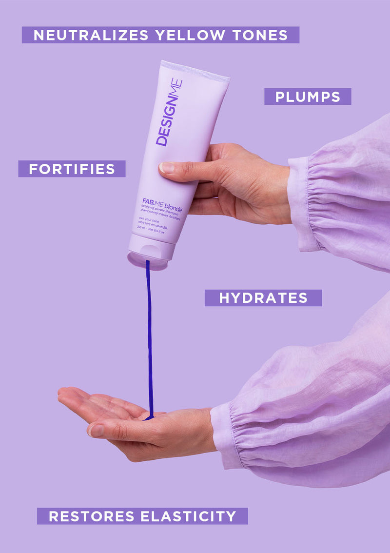 FAB.ME BLONDE • Fortifying Purple Shampoo